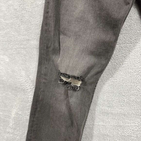 RAIL Stretch Skinny Jeans Men 32 x 32 Gray Ripped Casual - Picture 6 of 13